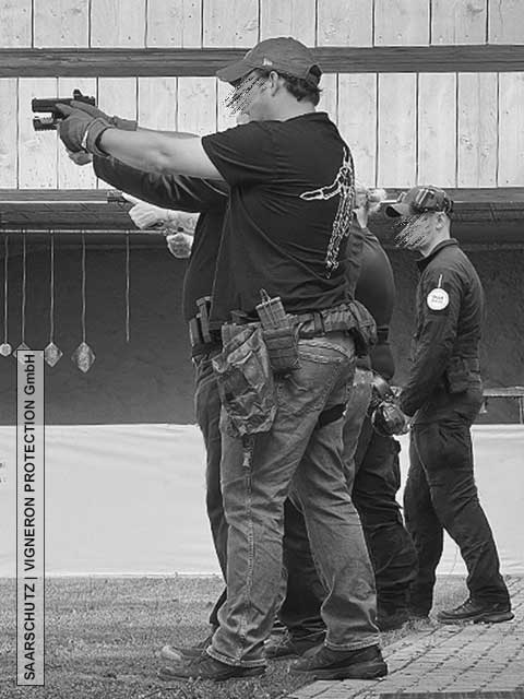 Schießausbildung Schutzkommando