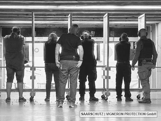 Schießausbildung Schutzkommando