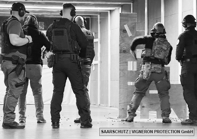 Schießausbildung Schutzkommando